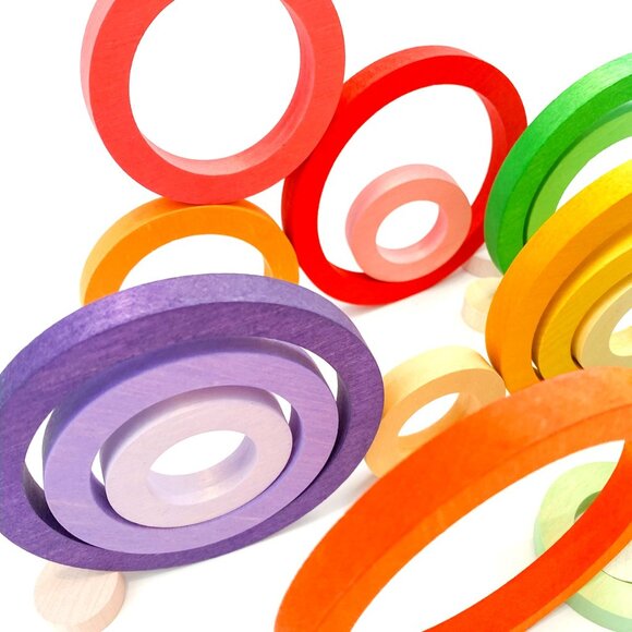 Grapat Other - NWT Grapat Wooden Toys Nest Rings